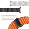 Miniatyrbild 5 av 6: Galaxy Watch Ultra 47 mm Armband Nylon Justerbart Mörk Grön