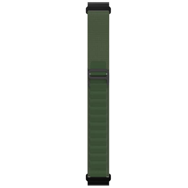 Klockarmband 26 mm Justerbart Nylon Grön