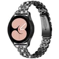 Miniatyrbild 2 av 5: Galaxy Watch FE 40 mm Armband Metall Bling Svart