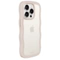 Miniatyrbild 3 av 4: holdit iPhone 14 Pro Max Skal Wavy Light Beige Transparent