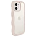 Miniatyrbild 3 av 4: holdit iPhone 12/12 Pro Skal Wavy Light Beige Transparent