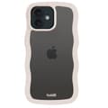 Miniatyrbild 2 av 4: holdit iPhone 12/12 Pro Skal Wavy Light Beige Transparent