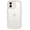 Miniatyrbild 1 av 4: holdit iPhone 12/12 Pro Skal Wavy Light Beige Transparent