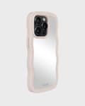 Miniatyrbild 2 av 4: holdit iPhone 14 Pro Skal Wavy Light Beige Mirror