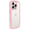 Miniatyrbild 3 av 4: holdit iPhone 14 Pro Max Skal Wavy Pink Transparent