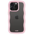 Miniatyrbild 2 av 4: holdit iPhone 14 Pro Max Skal Wavy Pink Transparent