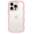 Miniatyrbild 1 av 4: holdit iPhone 14 Pro Max Skal Wavy Pink Transparent