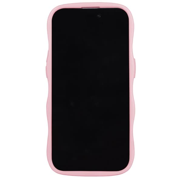 holdit iPhone 15 Pro Skal Wavy Pink