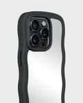 Miniatyrbild 3 av 4: holdit iPhone 15 Pro Max Skal Wavy Black Mirror