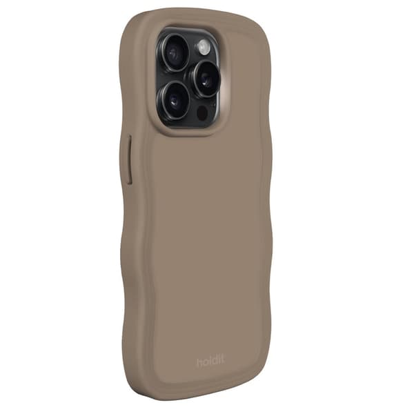 holdit iPhone 15 Pro Max Skal Wavy Mocha Brown