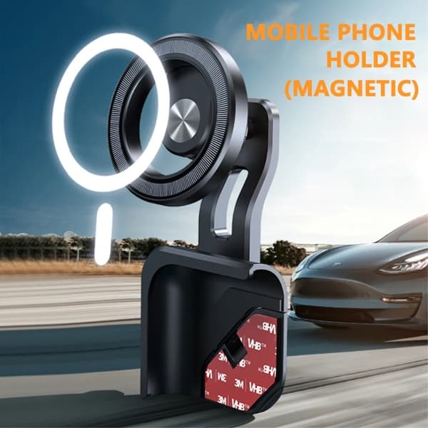 Tesla Model 3/Y Skärm Mobilhållare Magnetisk Grå