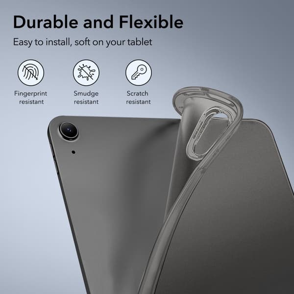 ESR iPad Air 2025-2020 Skal TPU Tonad Svart
