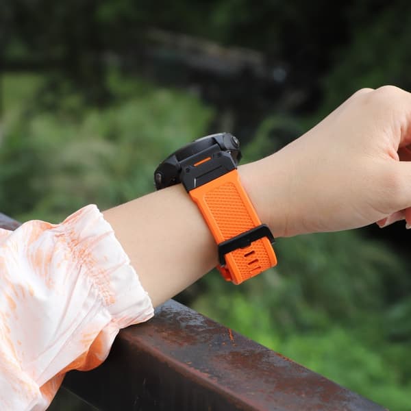 Fenix 5/5X/6X/7X 26 mm Klockarmband Robust Orange