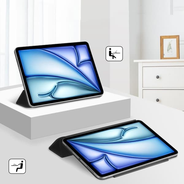 Tech-Protect iPad Air 2025-2020 Fodral SC Magnetiskt Svart