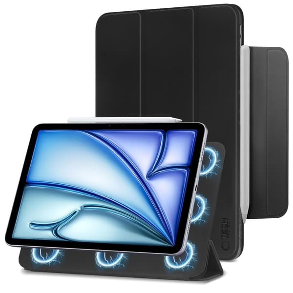 Tech-Protect iPad Air 2025-2020 Fodral SC Magnetiskt Svart