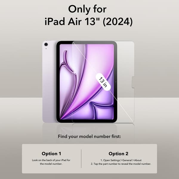 ESR iPad Air 13 2025/2024 Skärmskydd 2-PACK Paper Feel