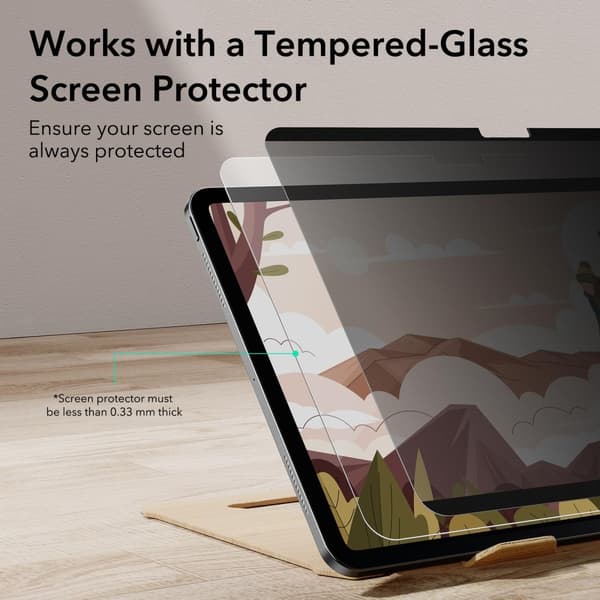 ESR iPad Pro 11 2024 Skärmskydd Avtagbart Magnetisk Privacy