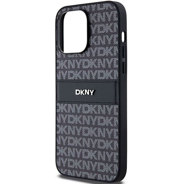 Dkny Dkhcp14lprthslk Iphone 14 Pro 6.1 Leather Mono Stripe Puhelinkotelo