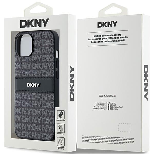 Dkny Dkhcp14sprthslk Iphone 14.15.13 6.1 Leather Mono Stripe Puhelinkotelo