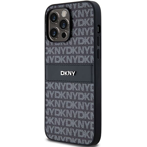 Dkny Dkhcp14xprthslk Iphone 14 Pro Max 6.7 Leather Mono Stripe Puhelinkotelo