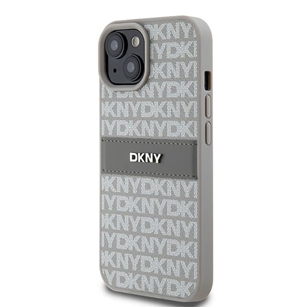 Dkny Dkhcp15sprthsle Iphone 151413 6.1 Bezowy Leather Mono Stripe Puhelinkotelo
