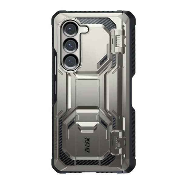 Carbon Case för Samsung Z Fold 6 Full Protection Stötsäker I-Blason Grey