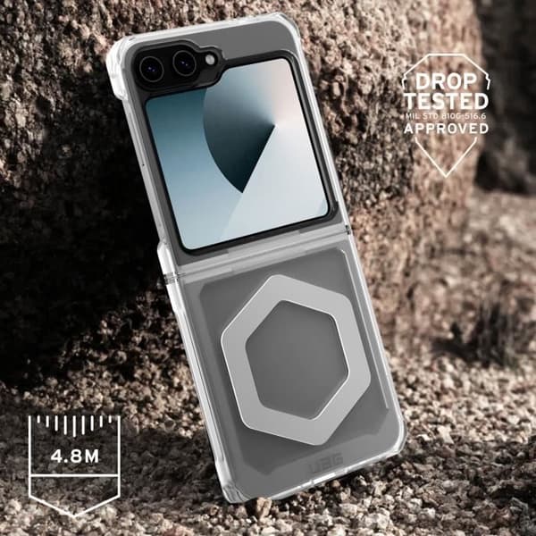 Fodral till Samsung Galaxy Z Flip 6 MagSafe Magnetic Plyo Pro UAG Clear