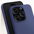 Miniatyrbild 4 av 4: Skal till iPhone 16 Pro Silikon Matt Finish Soft Touch Midnight Blue