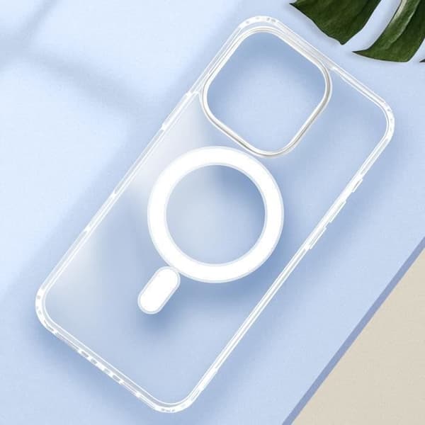 MagSafe Fodral för iPhone 16 Pro Max Polycarbonate Contour Silikon Transparent