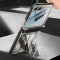 Miniatyrbild 3 av 4: Helkroppsfodral för Samsung Galaxy Z Flip 6 Stötsäkert Kickstand Support Supcase Grå