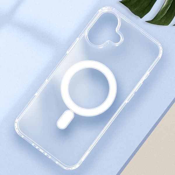 MagSafe Fodral för iPhone 16 Plus Polycarbonate Contour Silikon Transparent
