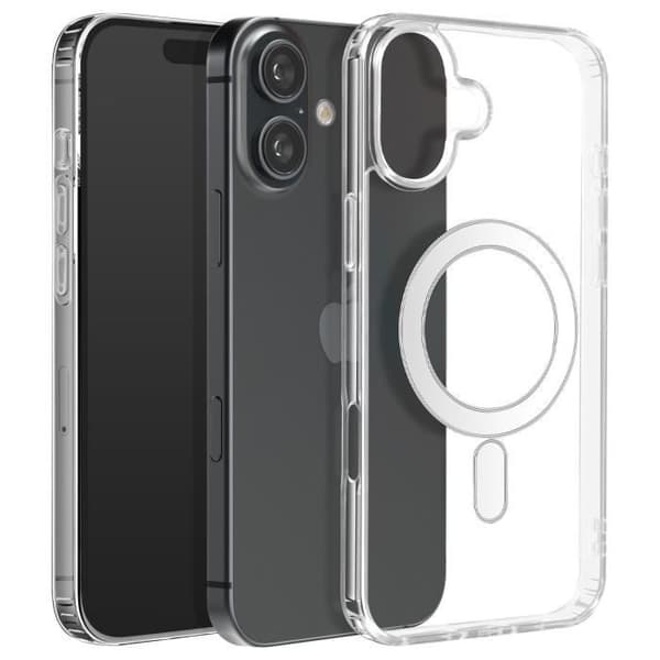 MagSafe Fodral för iPhone 16 Plus Polycarbonate Contour Silikon Transparent