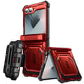 Miniatyrbild 1 av 4: Carbon Case för Samsung Z Flip 6 Full Protection Stötsäker I-Blason Red
