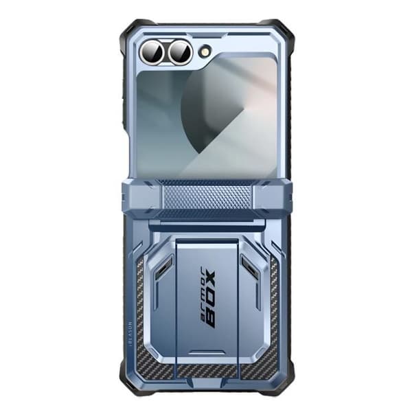 Carbon Case för Samsung Z Flip 6 Full Protection Stötsäker I-Blason Pale Green