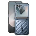 Miniatyrbild 2 av 4: Helkroppsfodral för Samsung Galaxy Z Flip 6 Stötsäkert Kickstand Support Supcase Pale Blue