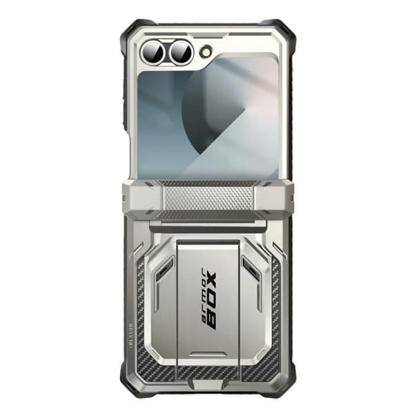 Kolfodral till Samsung Z Flip 6 - I-BLASON - Fullständigt skydd - Stötsäker - Grå