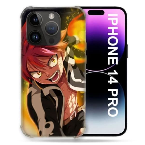 Fodral till Iphone 14 Pro (6.1) Manga Fairy Tail Natsu en storlek