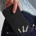 Miniatyrbild 3 av 4: Skal till iPhone 16 Pro Max Silikon Matt Soft Touch Camera Protected Roar Black