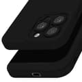 Miniatyrbild 4 av 4: Skal till iPhone 16 Pro Max Silikon Matt Soft Touch Camera Protected Roar Black
