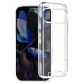 Miniatyrbild 1 av 4: Fodral för Google Pixel 9 och 9 Pro Förstärkt, stötsäkert anti-fall 3 m Force Fodral Transparent