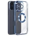 Miniatyrbild 1 av 4: Glam Series Fodral för iPhone 16 Pro Stötsäkert Blå - AVIZAR - Halvstyvt - Syntet - Blandat