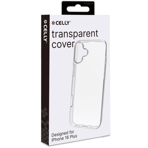 Gelskin TPU Cover iPhone 16 Plus Gennemsigtig
