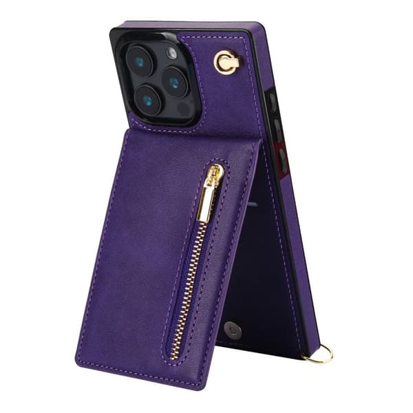 Zipper halskjede deksel Apple iPhone 16 Pro - Lilla