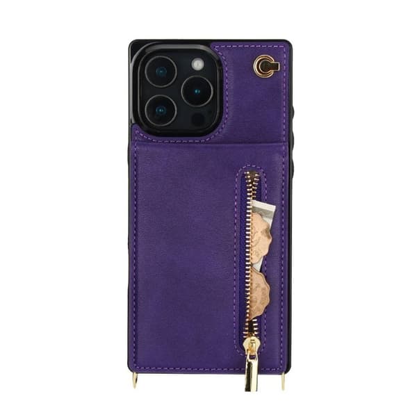 Zipper halskjede deksel Apple iPhone 16 Pro - Lilla