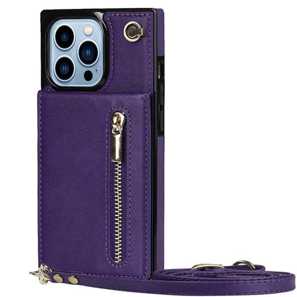 Zipper halskjede deksel Apple iPhone 16 Pro - Lilla