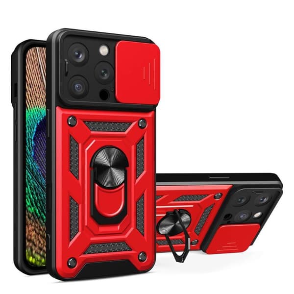 Jazz 3i1 skal Apple iPhone 16 Pro - Röd