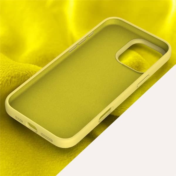 Liquid silikone cover Apple iPhone 16 Pro - Canary Yellow