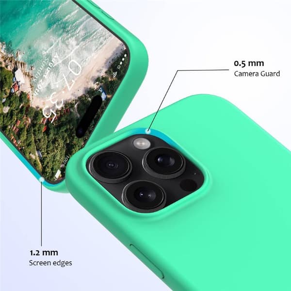 Liquid silikon skal Apple iPhone 16 Pro - Spearmint