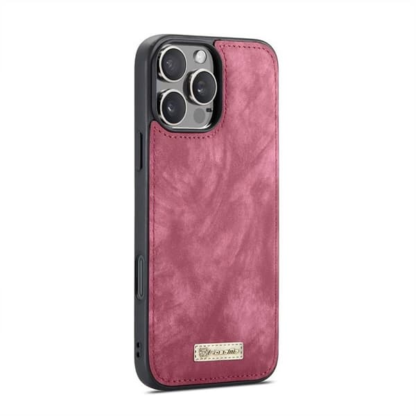CaseMe mobilcover 008 8-kort Apple iPhone 16 Pro - Rød