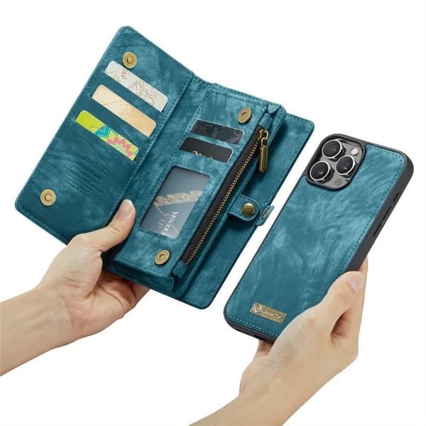 CaseMe puhelimenkotelo 008 8-kortti Apple iPhone 16 Pro - Sininen